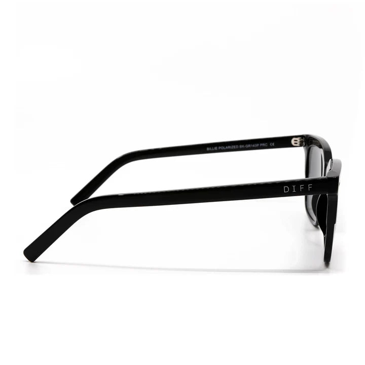 DIFF Eyewear Billie Black Grey Polarized Sunglasses 2