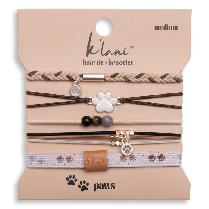 Klani hairtie bracelets paws