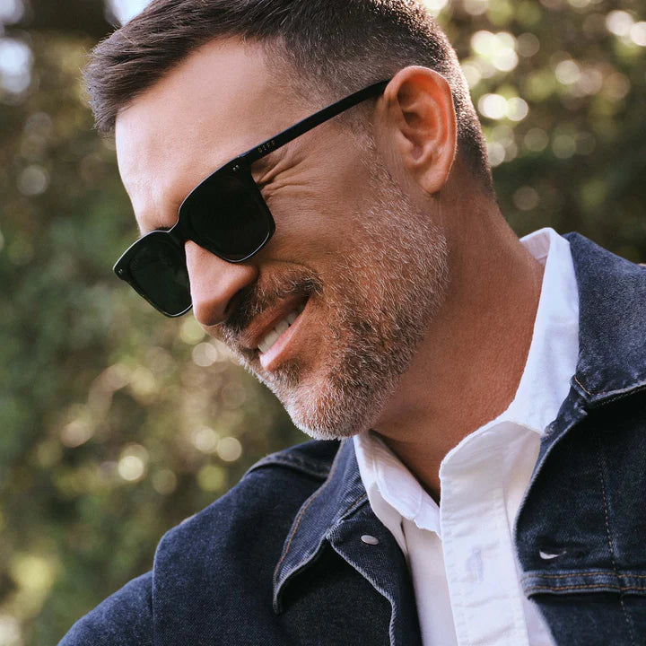 DIFF Eyewear Billie Black Grey Polarized Sunglasses 4