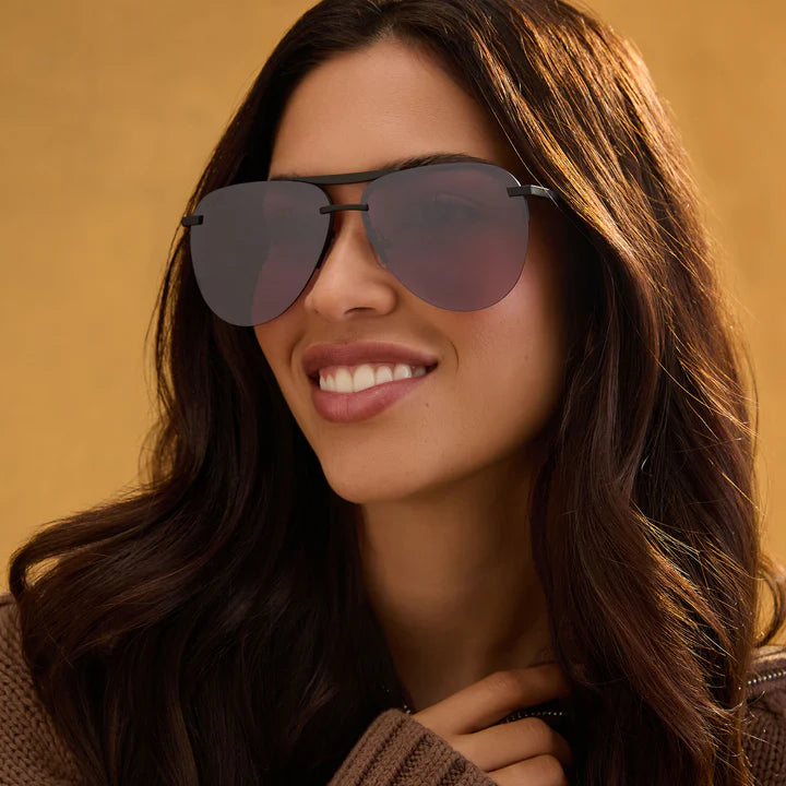 DIFF Tahoe Matte Black Black Temple Tips 1