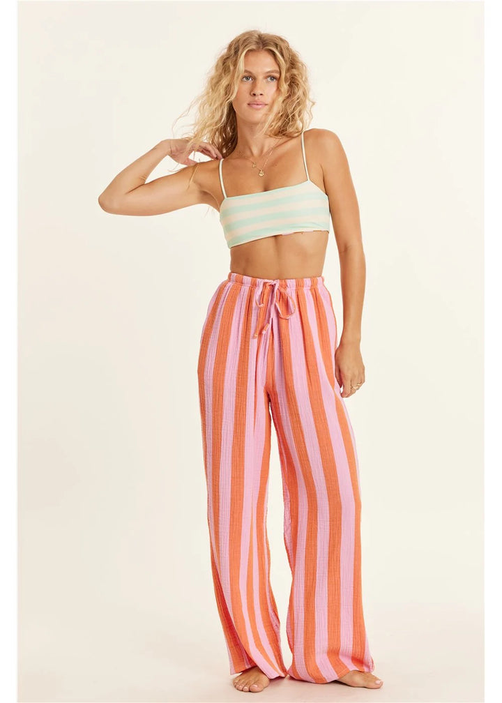 Sisstr Changing Tides Woven Pants - Peony 