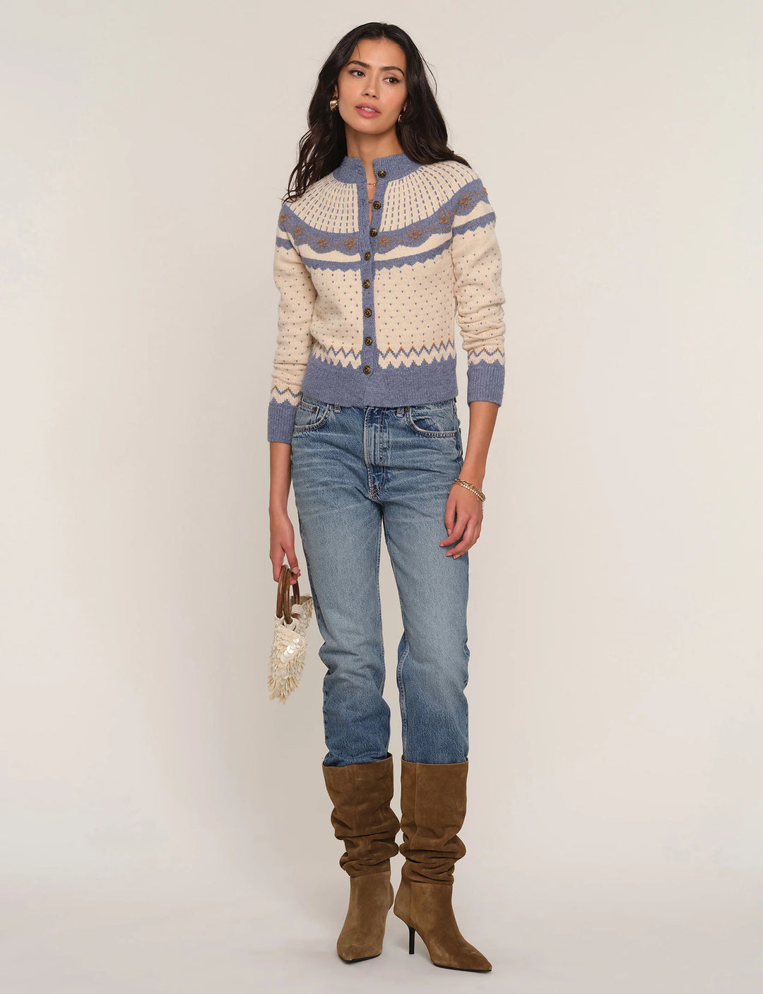 Heartloom Joya Cardigan - Ivory 1