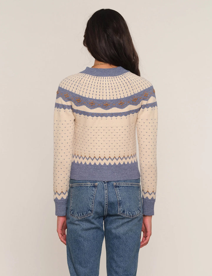 Heartloom Joya Cardigan - Ivory back