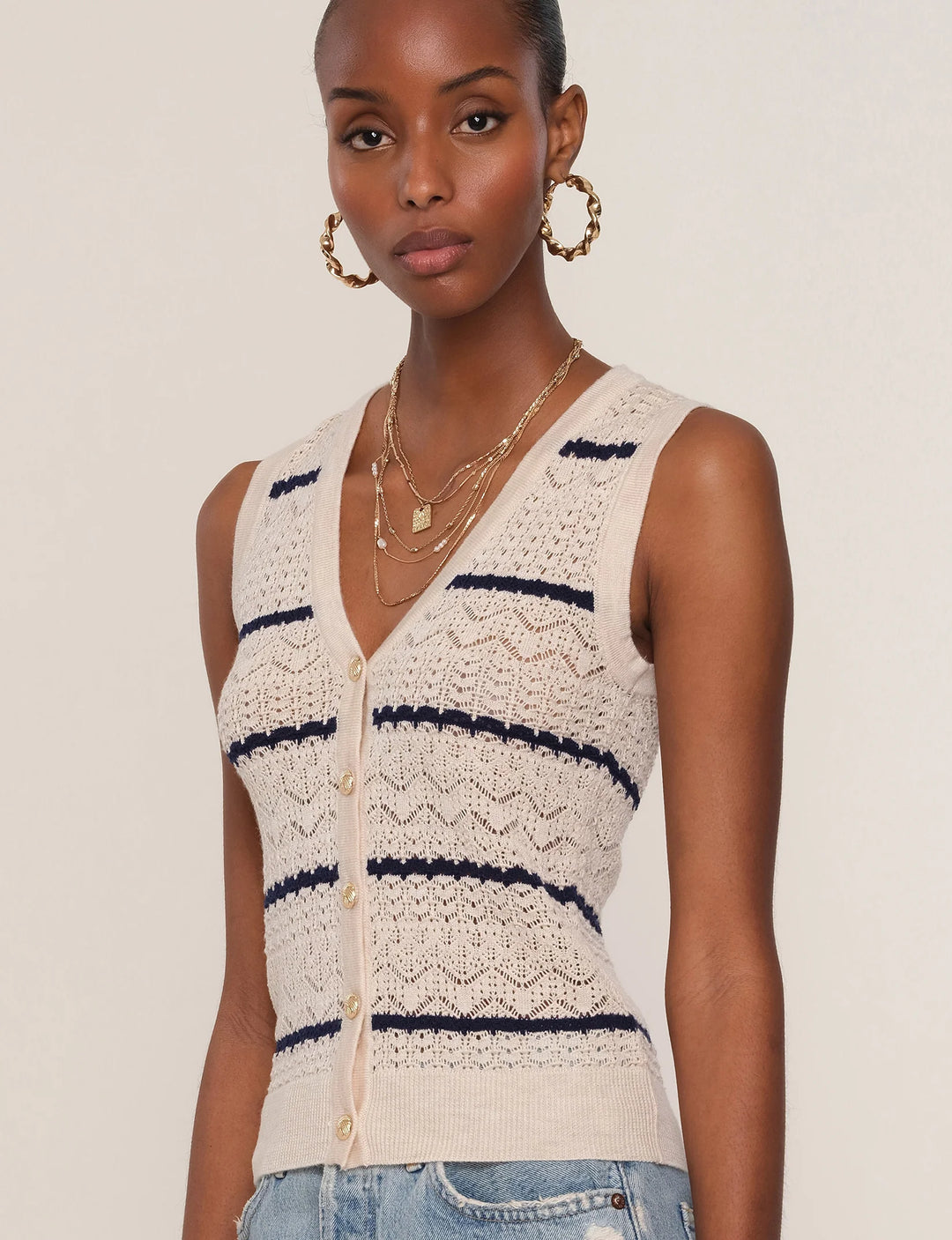 Heartloom Jacey Vest - Oat