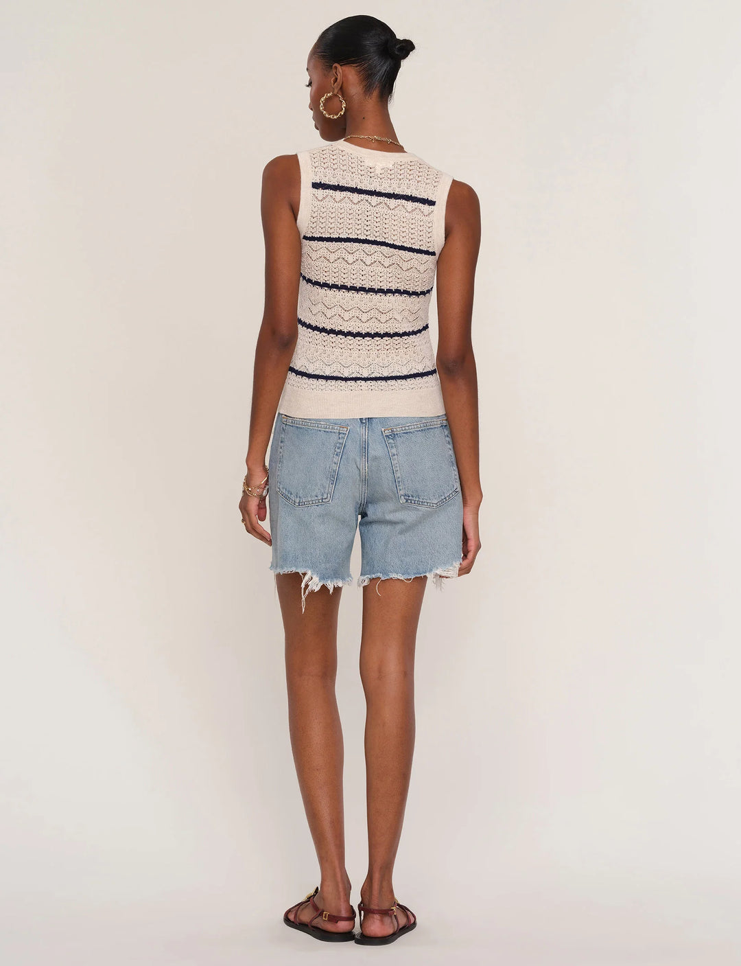 Heartloom Jacey Vest - Oat back