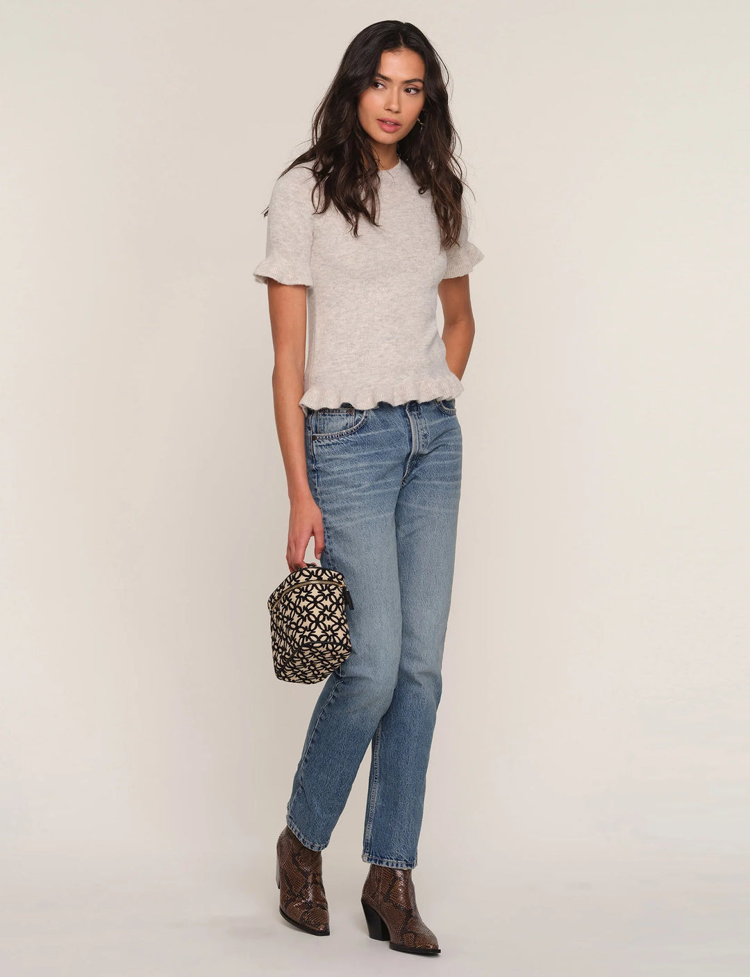 Heartloom Gali Top - Greige 2