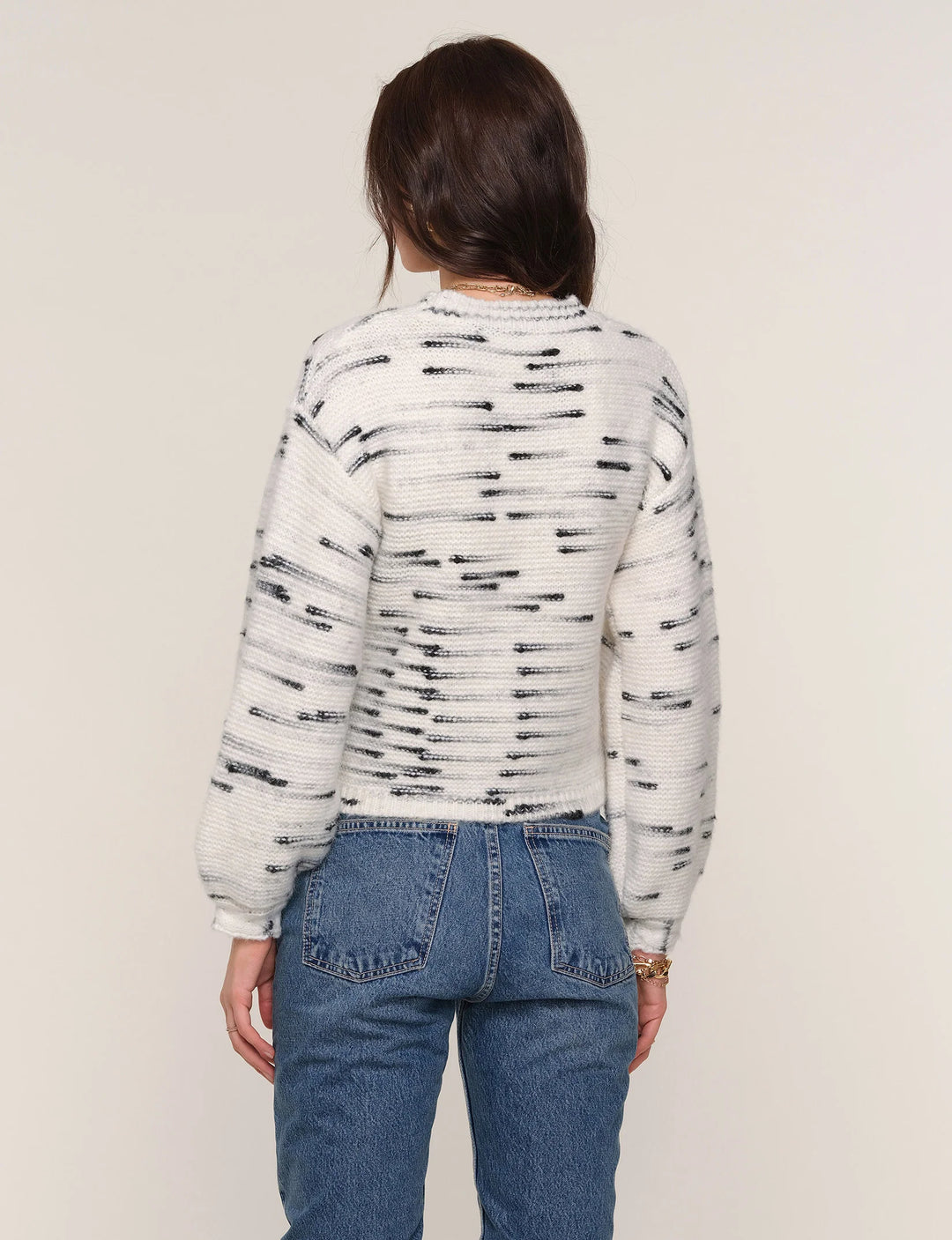 Heartloom Everly Sweater Ivory back