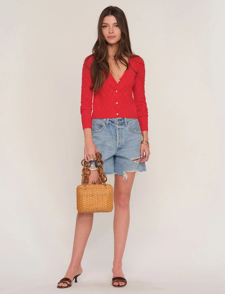 Heartloom Benny Cardigan - Scarlet