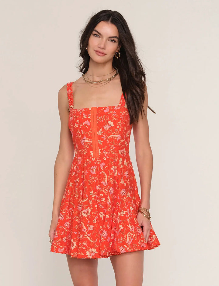 Heartloom Solange Dress in Cayenne front