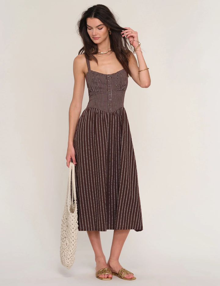Heartloom Klimt Dress - Espresso