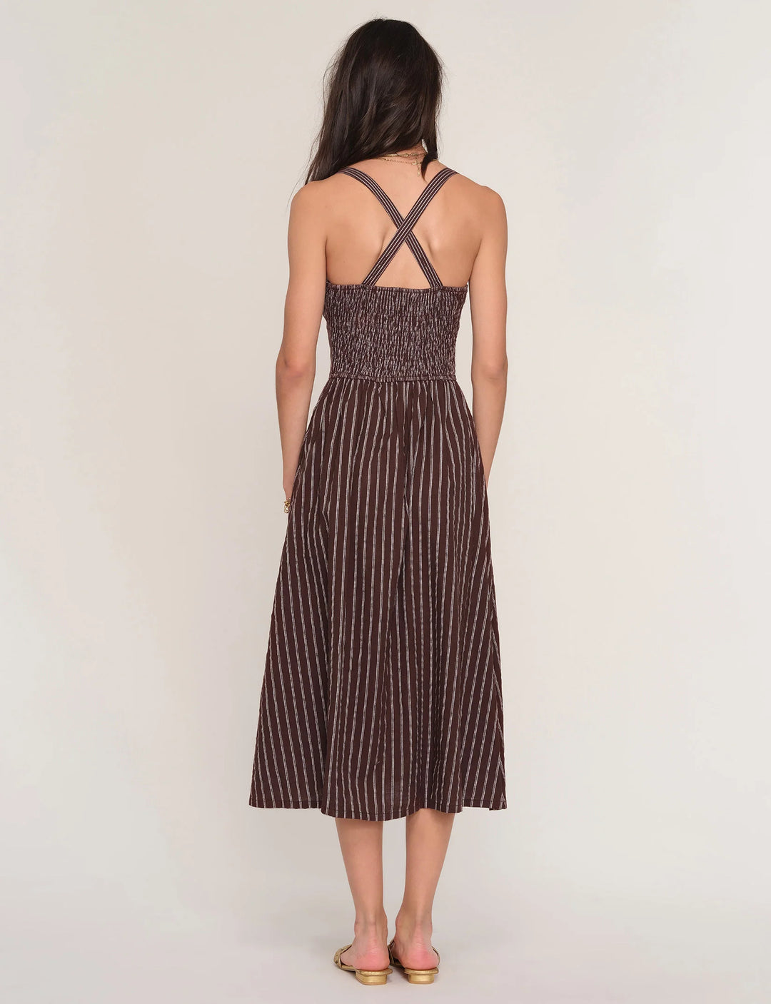 Heartloom Klimt Dress - Espresso back