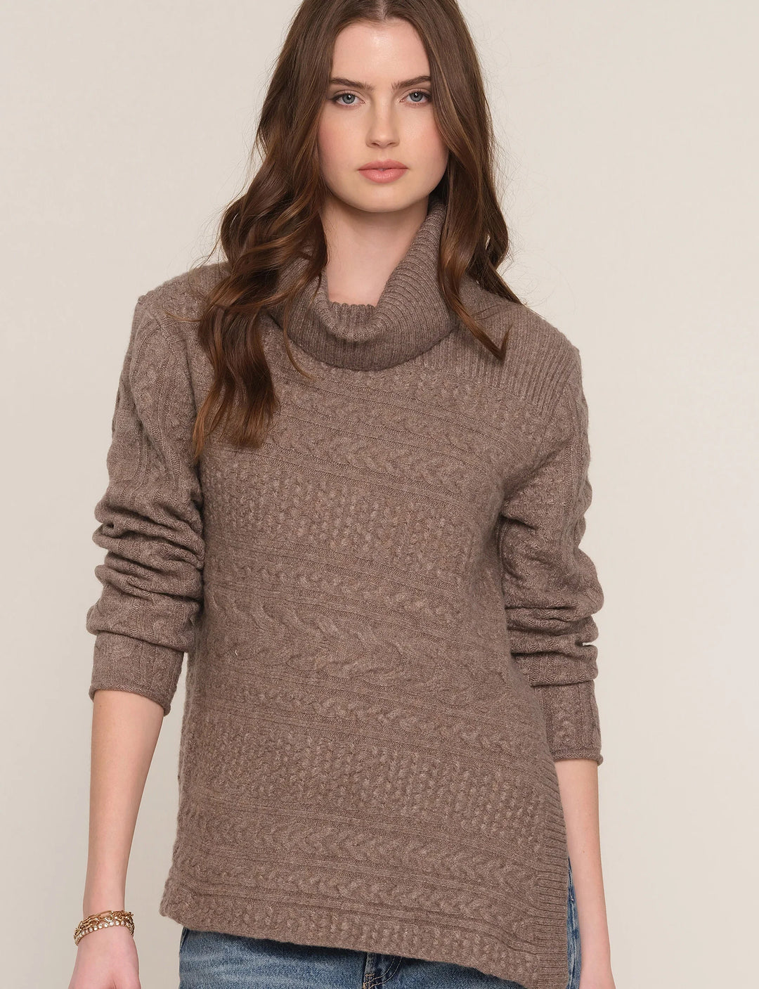 Heartloom Zadie Sweater in Mink