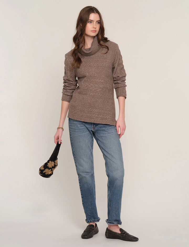 Heartloom Zadie Sweater in Mink 3
