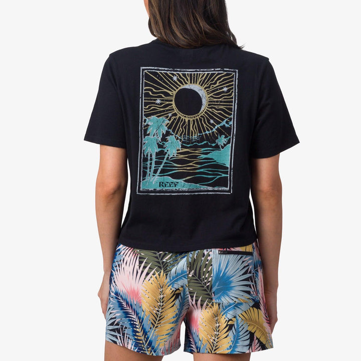 Reef Dreamscape Crop Crew Tee