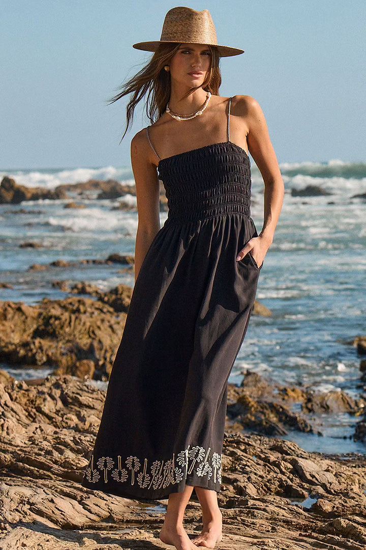 Saltwater Luxe Jackstin Midi Dress - Black 1