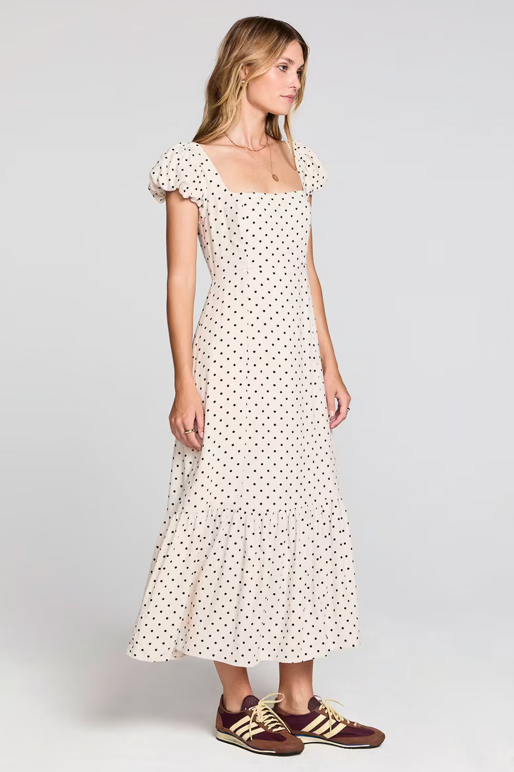 Saltwater Luxe Junniper Midi Dress - Natural side