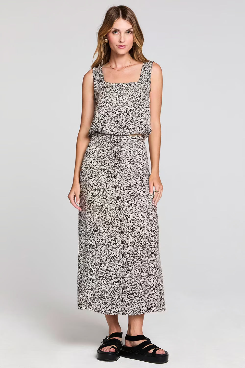 Saltwater Luxe Nolla Midi Skirt - Black 4
