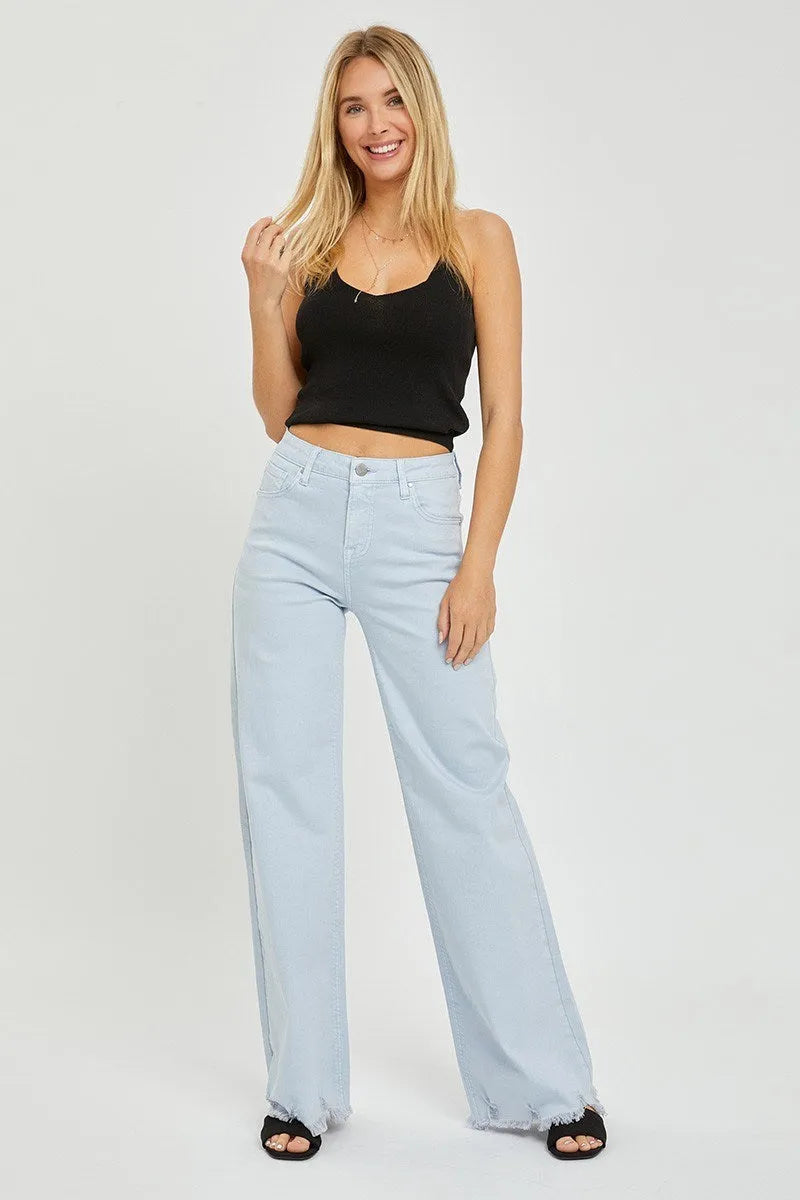 High Rise Wide Leg Jeans