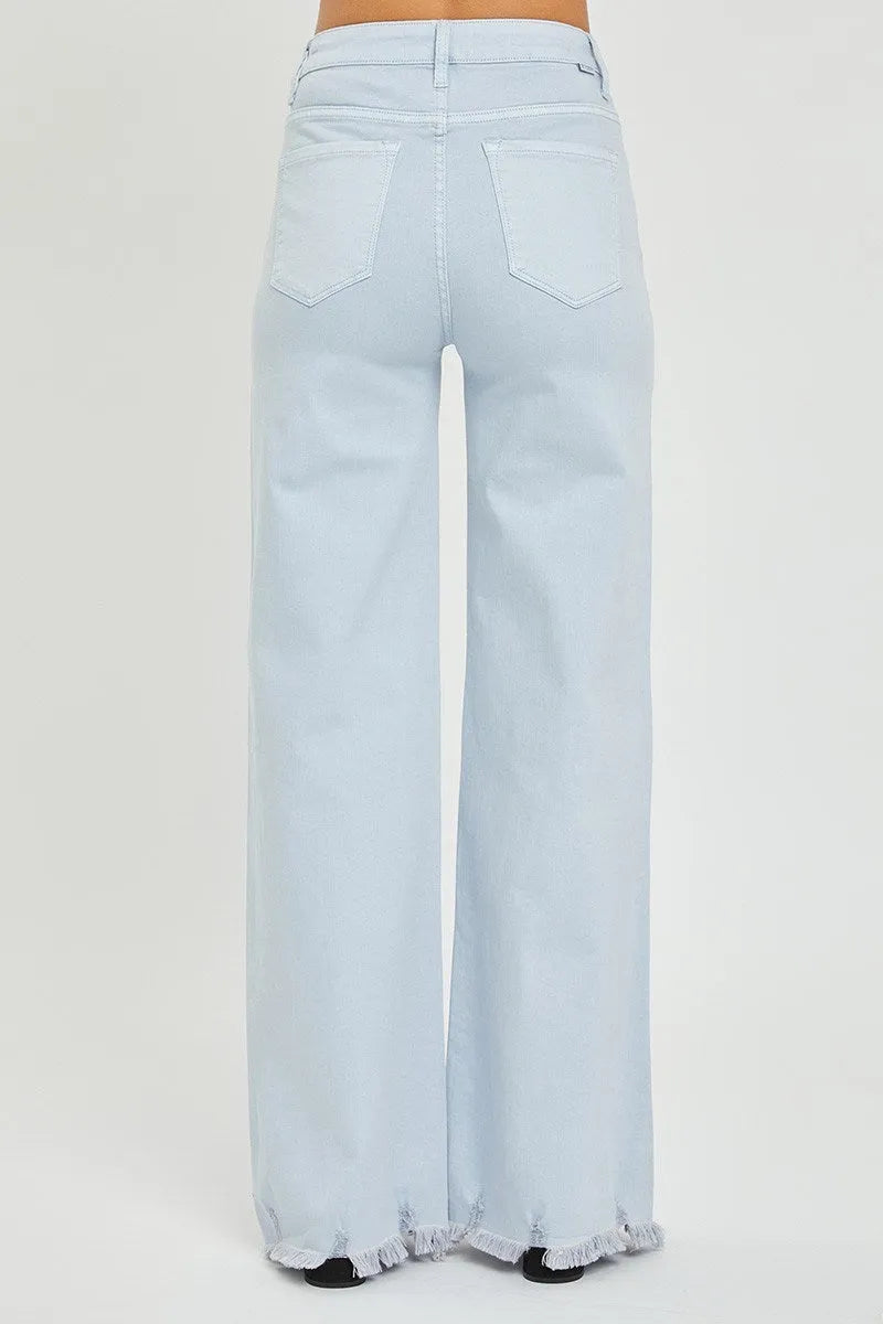 High Rise Wide Leg Jeans