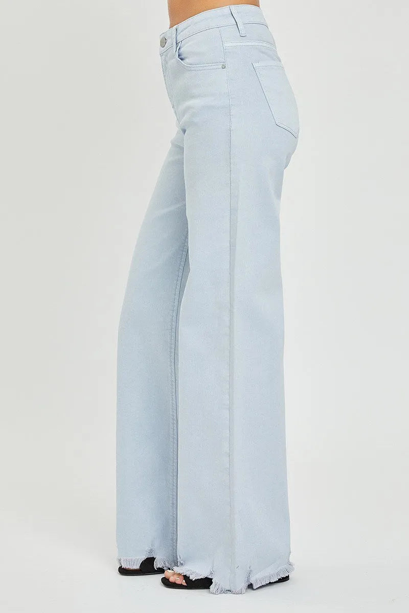 High Rise Wide Leg Jeans