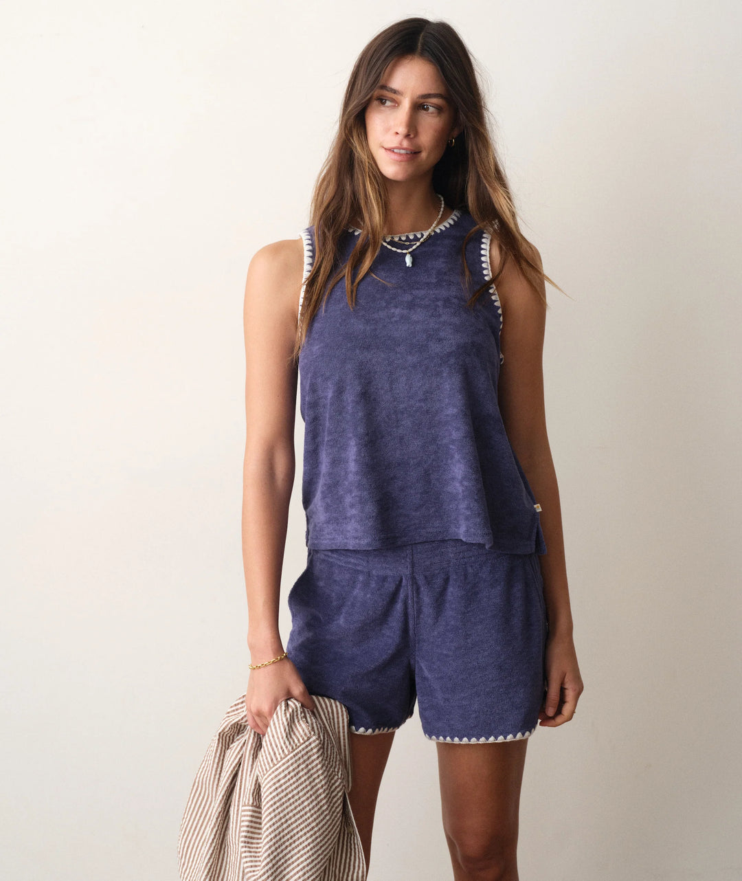Marine Layer Beach Terry Short - Bay Blue 1
