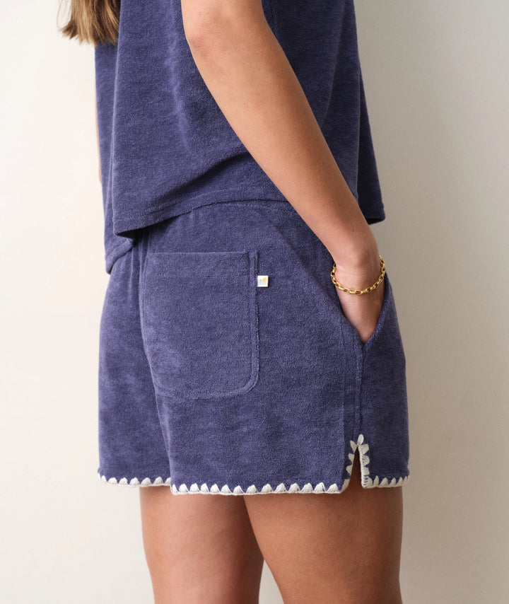Marine Layer Beach Terry Short - Bay Blue 2