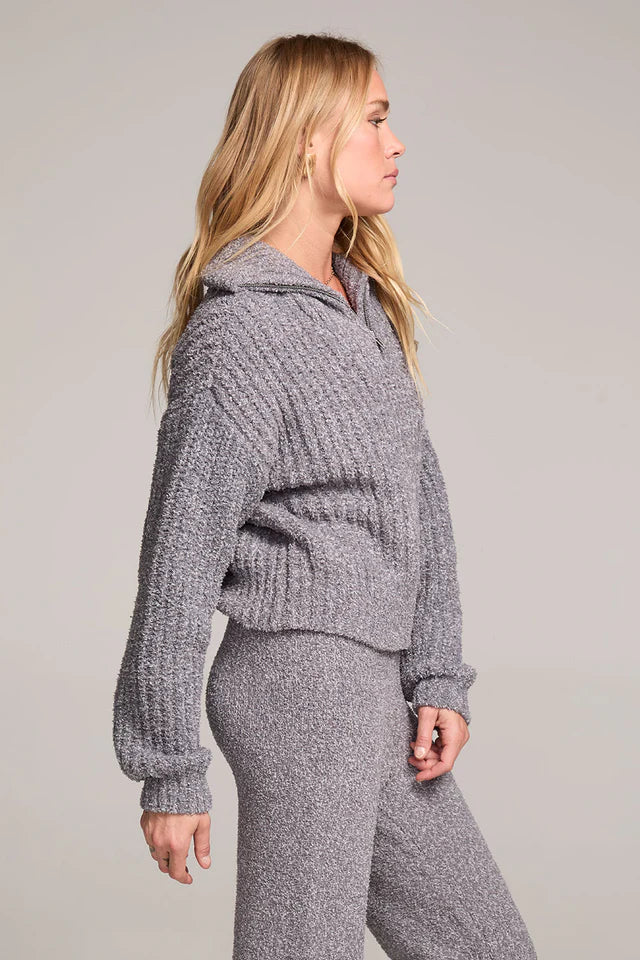 Saltwater Luxe Mandi Sweater heather grey 2
