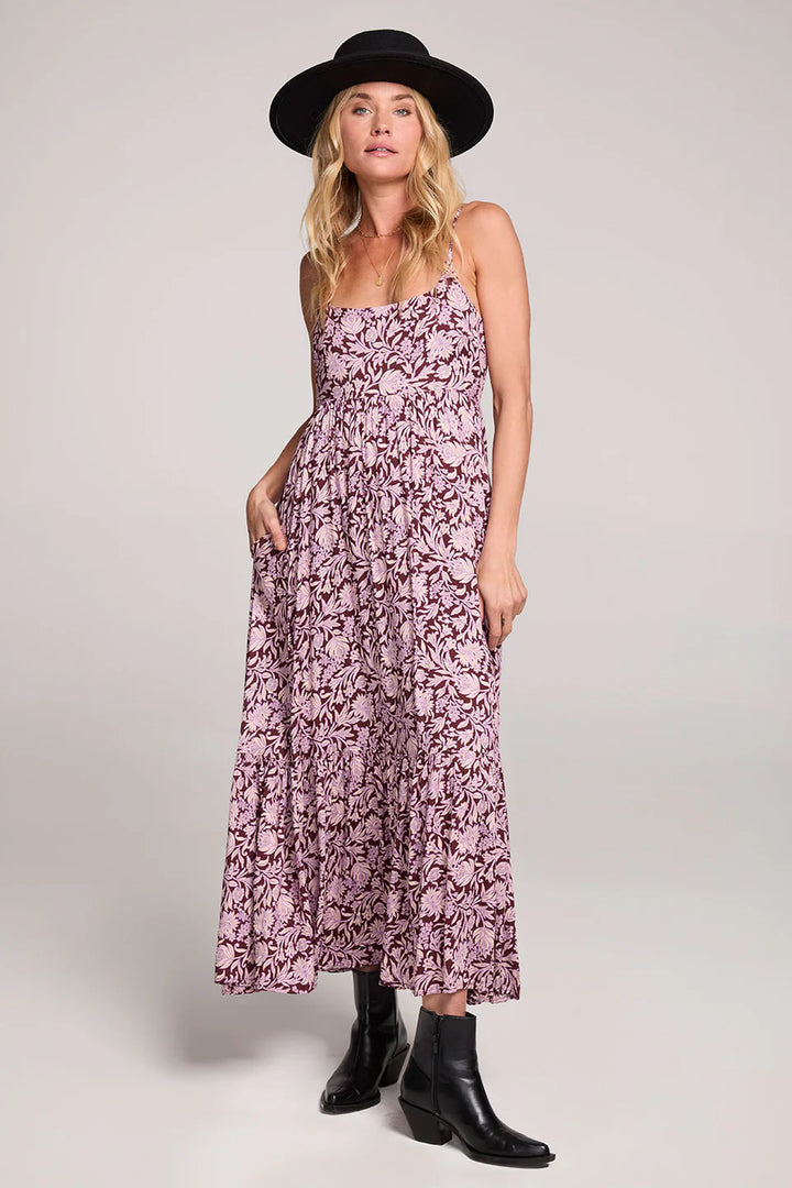 Saltwater Luxe Rene Midi Dress sangria