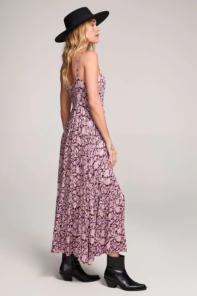 Saltwater Luxe Rene Midi Dress sangria1