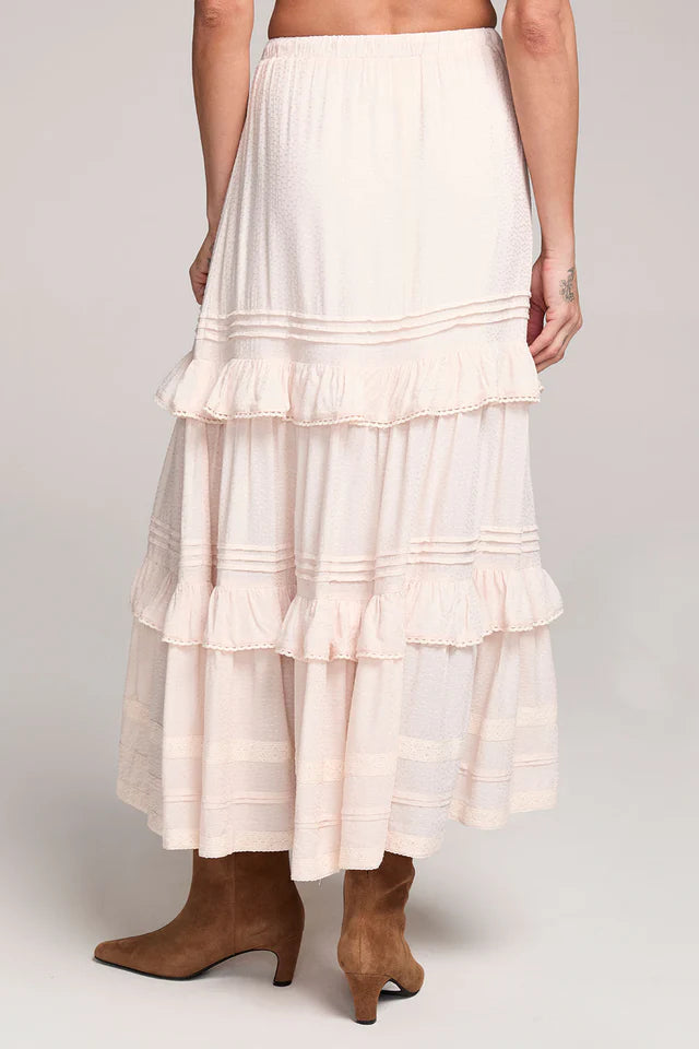Saltwater Luxe Regan Midi Skirt ivory4