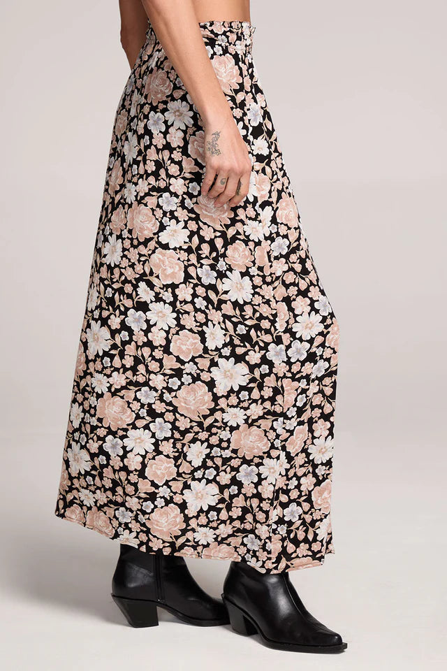 Saltwater Luxe Ida Midi Skirt black2