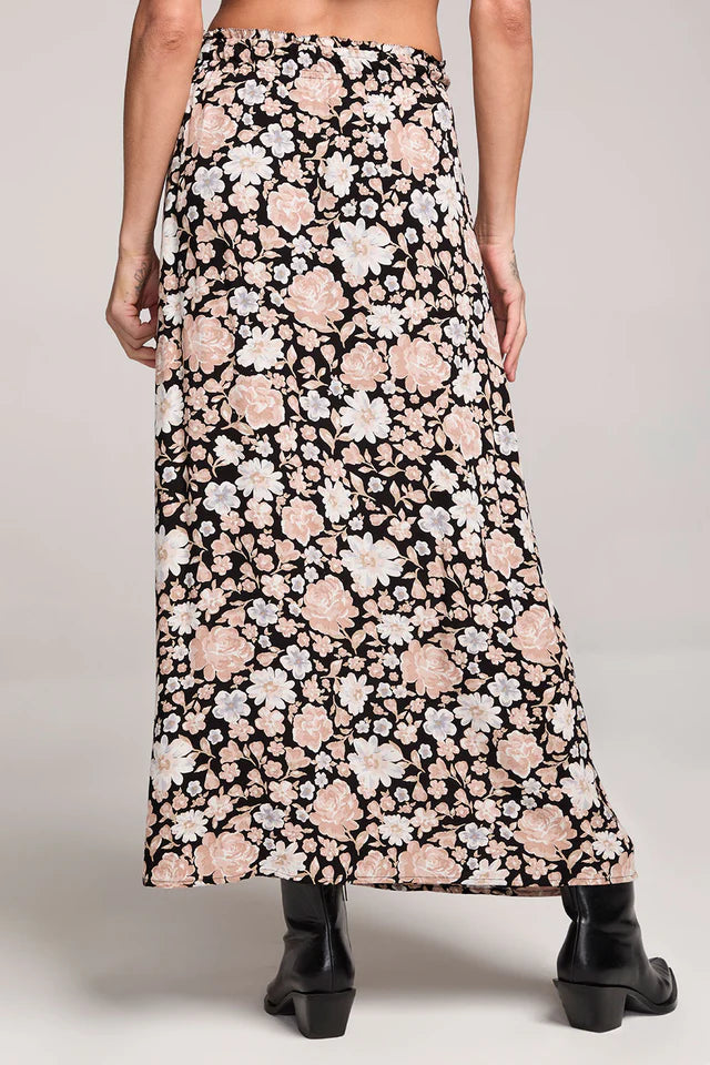 Saltwater Luxe Ida Midi Skirt black3
