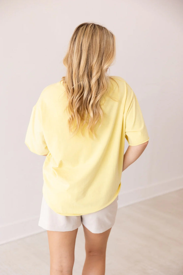Southern Grace Espresso Martini Relaxed Fit Tee  yellow2