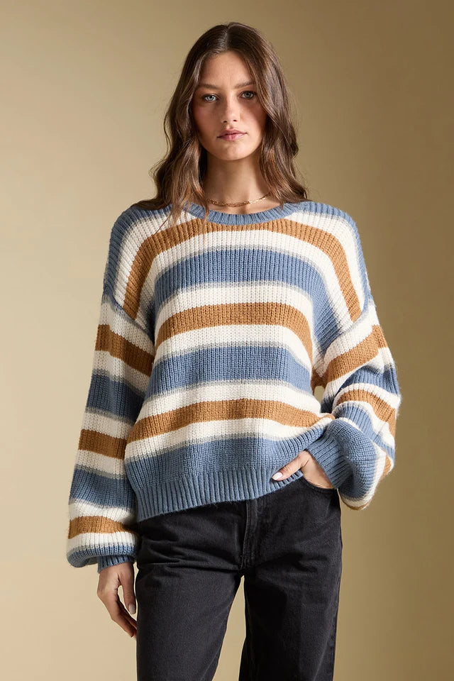 Saltwater Luxe Mimi Sweater in Indigo front