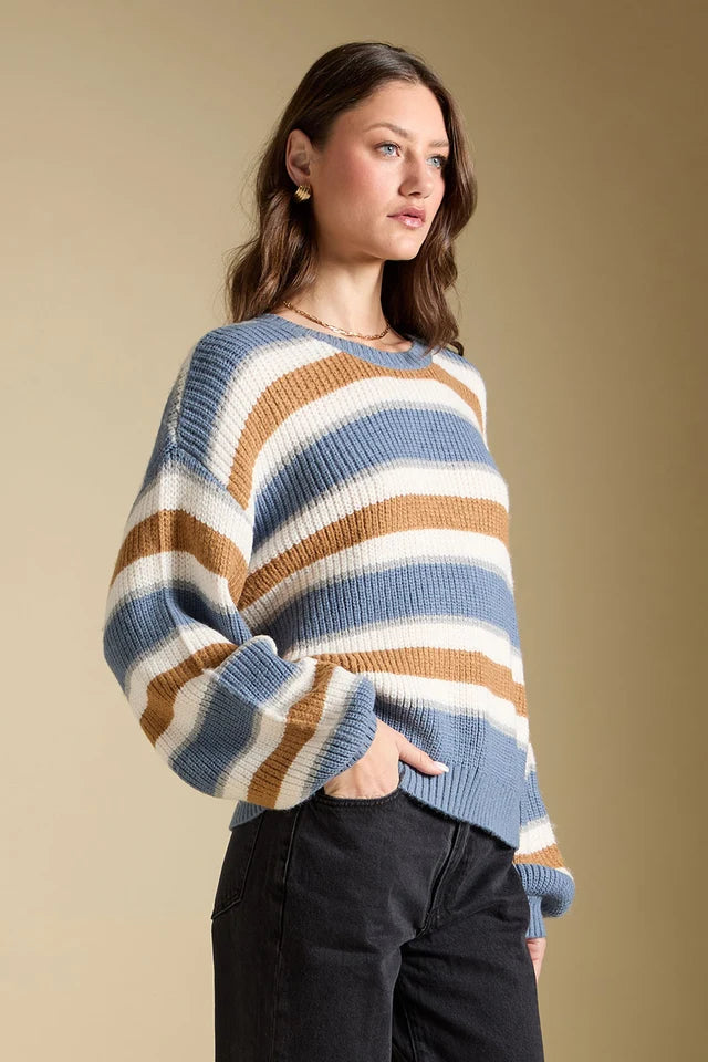Saltwater Luxe Mimi Sweater in Indigo 1