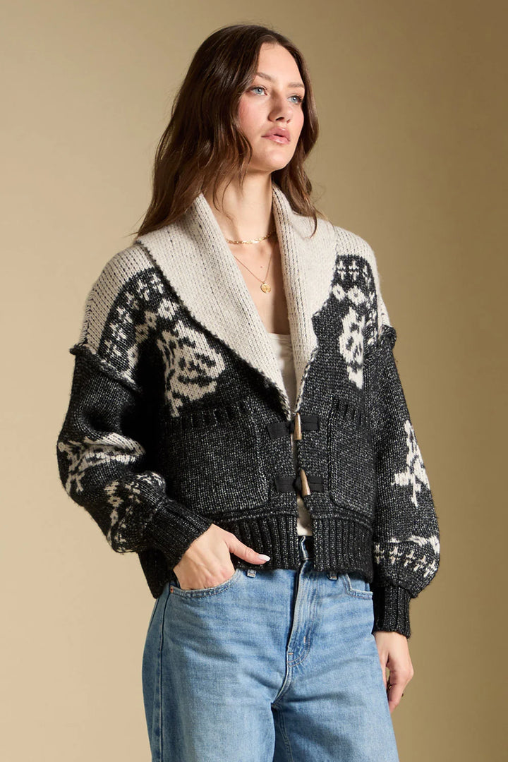 Saltwater Luxe Cain Sweater in Black 1