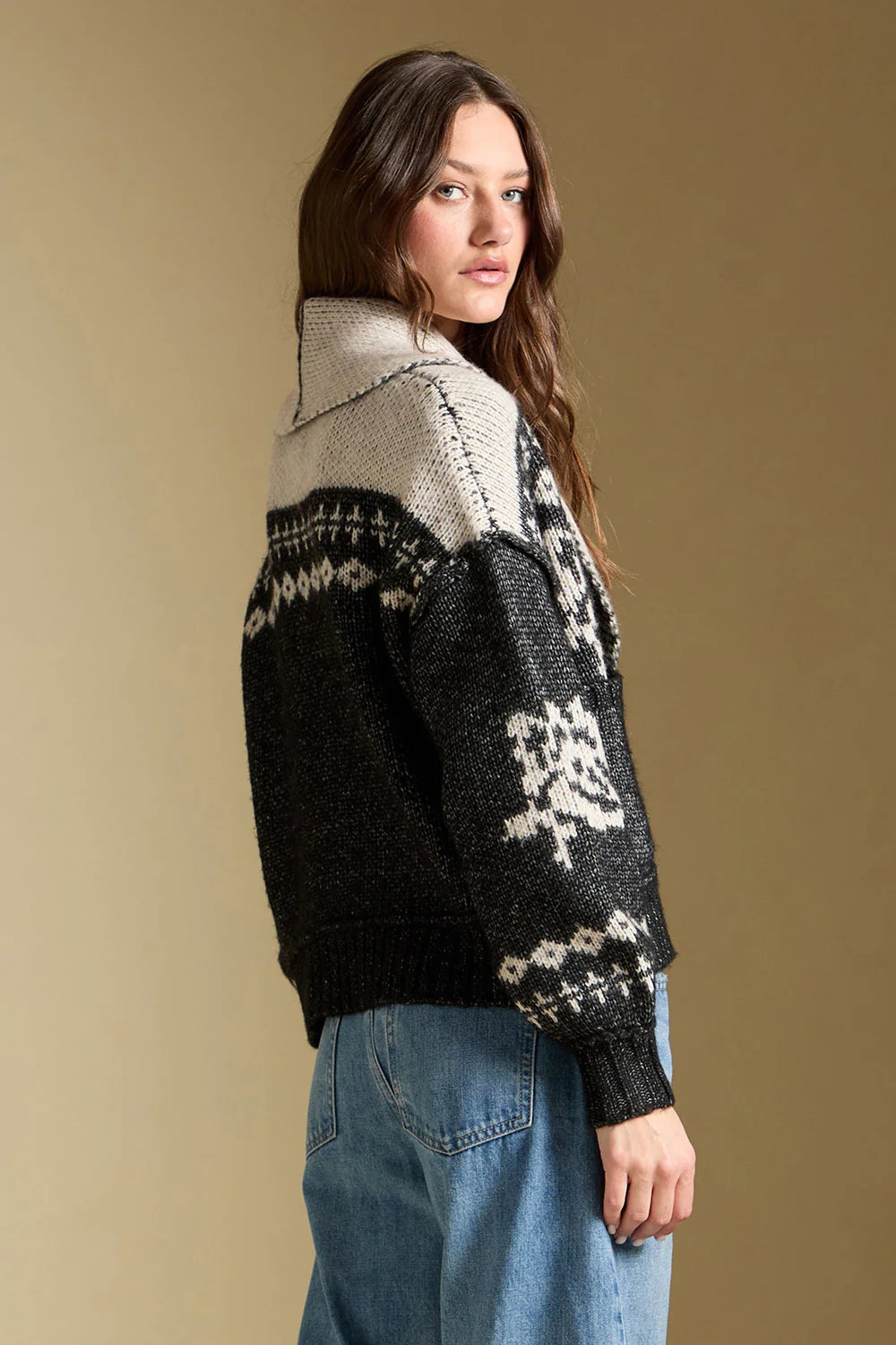 Saltwater Luxe Cain Sweater in Black 2