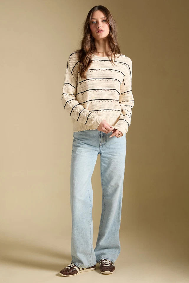 Saltwater Luxe Hadlee Sweater in Natural 3