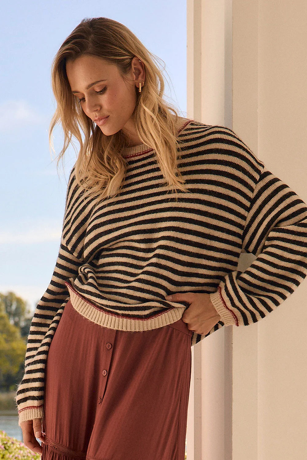 Saltwater Luxe Kirra Sweater in Natural 4