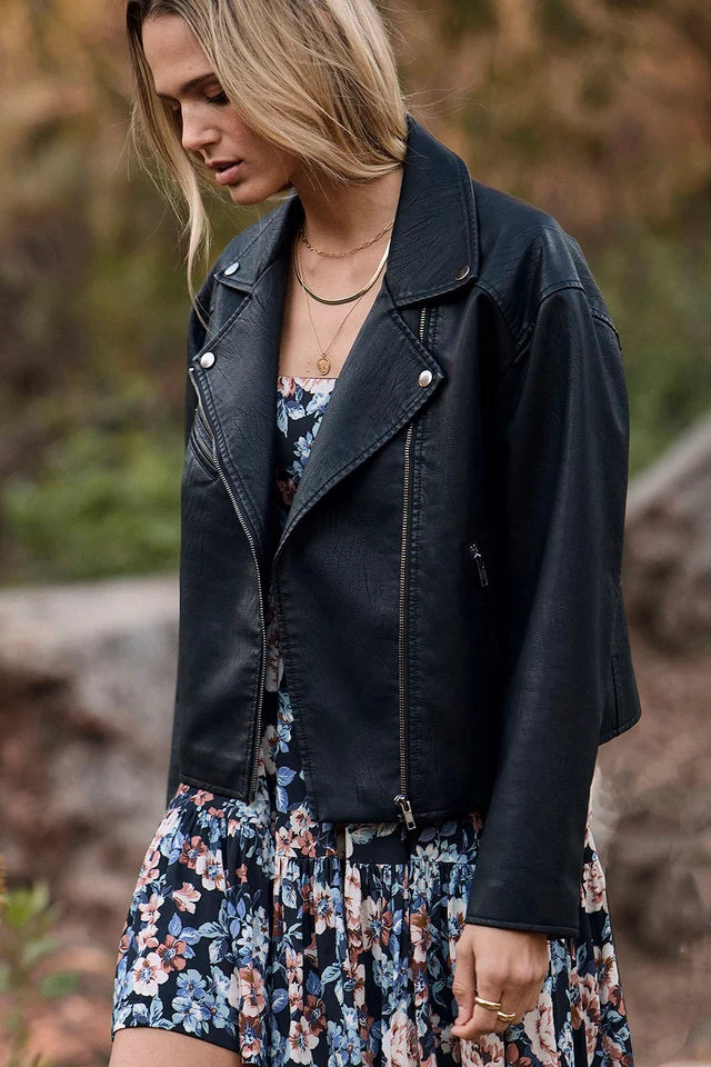 Saltwater Luxe Sylvie Jacket in Black 4