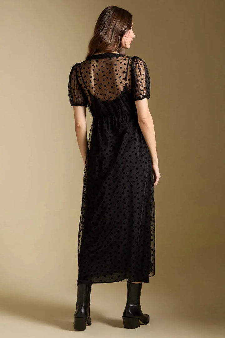 Saltwater Luxe Tamra Midi Dress - Black 1