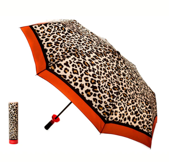 Vinrella Leopard Print Bottle Umbrella 1