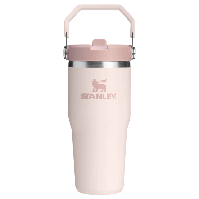 The IceFlow™ Flip Straw 2.0 Tumbler Rose Quartz
