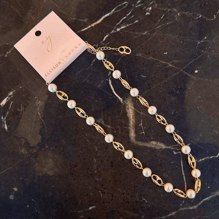 Ellison+Young - Nobles In Paris Pearl And Bit Necklace gold 3