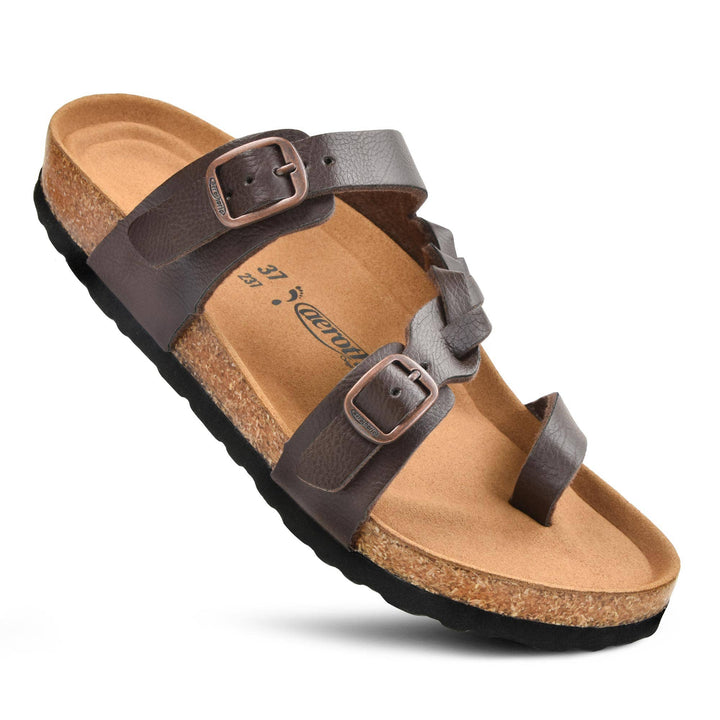Aerothotic - Seraph Slide Sandals - Brown 2