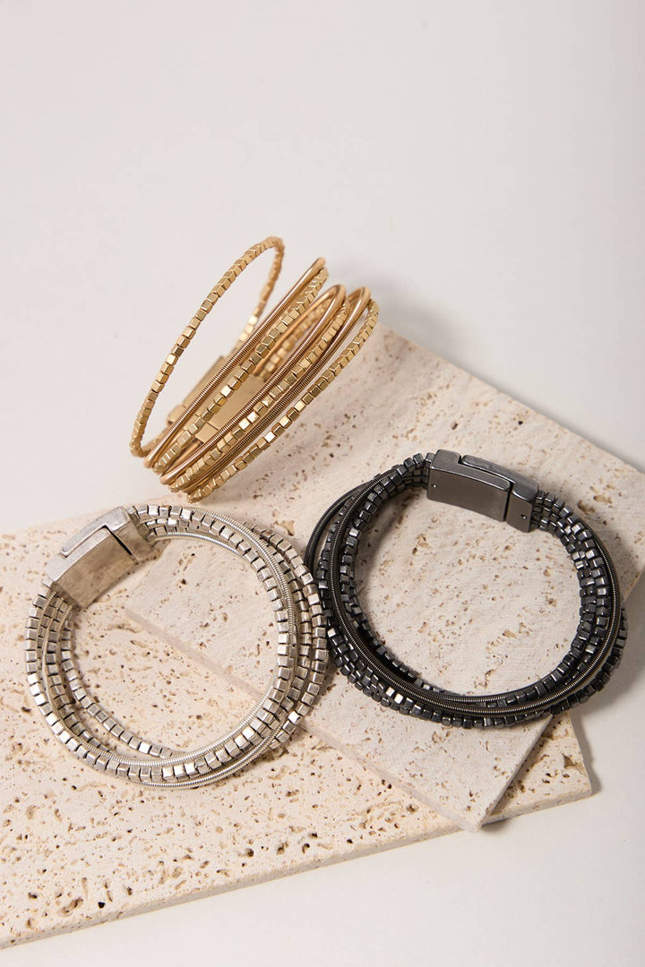 SAACHI - Scarlett Metallic Beaded Bracelet