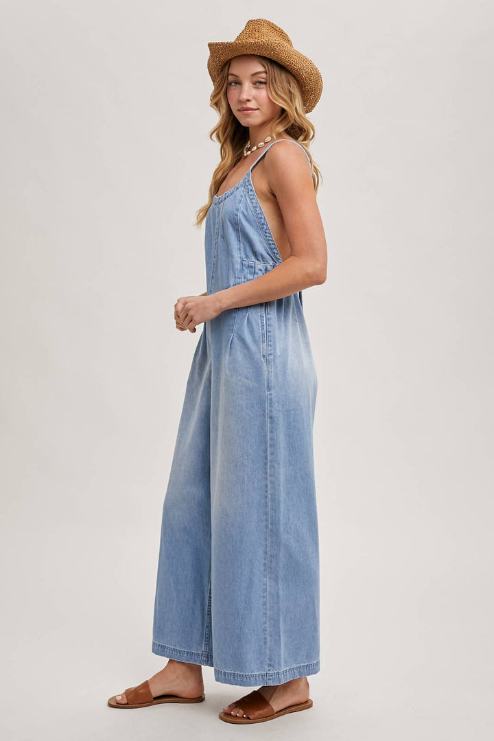 Bluivy Denim Overall Jumpsuit