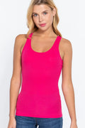 Racerback Rib Tank Top