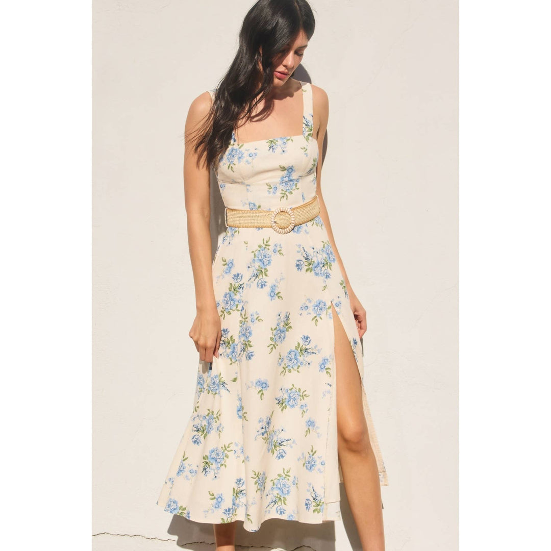Dress Forum - Love Galore Buckle Maxi  Dream Blue 4