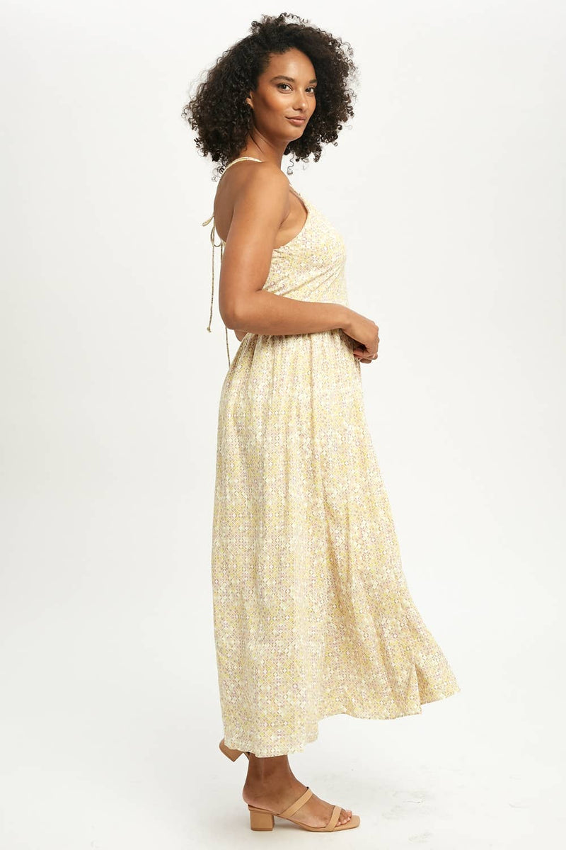 Mystree Printed Maxi Dress